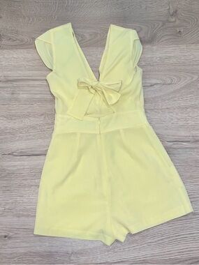 bebe Yellow romper